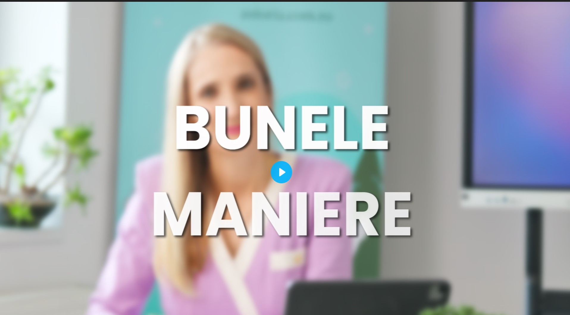 Bunele maniere - videoclip